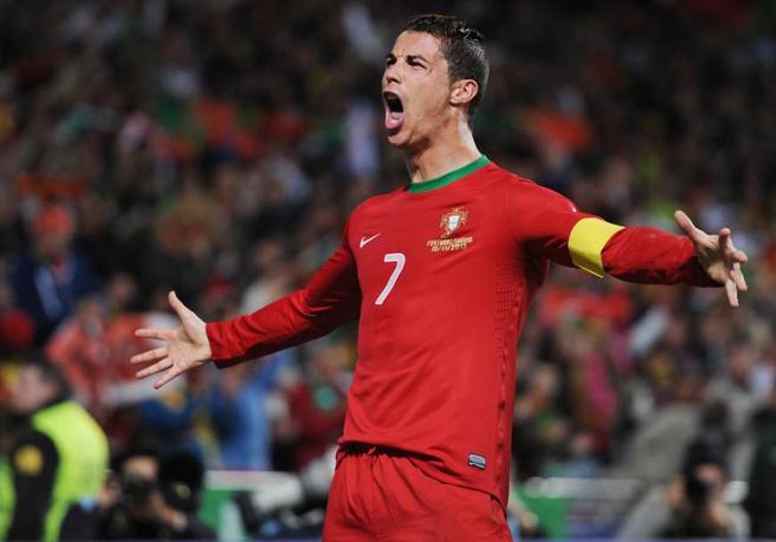 Cristiano Ronaldo, 28 anni, 109 presenze con il Portogallo, 47 gol